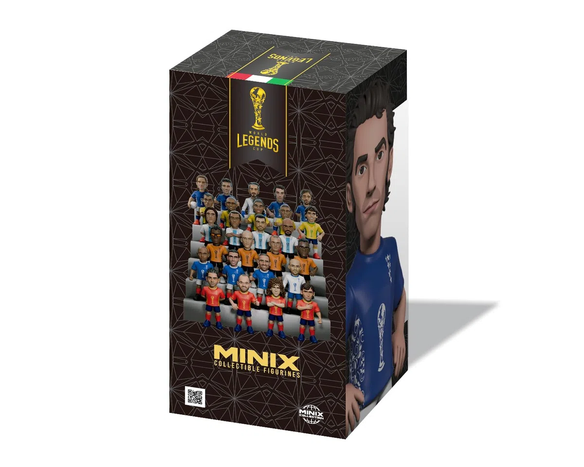 MINIX - Football Legends - Coppa del Mondo di Leggende #139 - Italia - Del Piero - Personaggio da collezione 12 cm