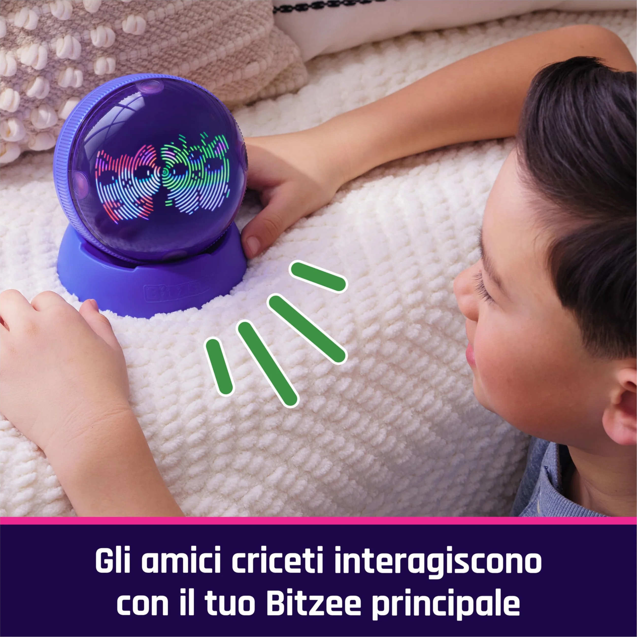 Bitzee, Il tuo Criceto Interattivo, Hamster Ball con Oltre 20 criceti all'Interno da Collezionare, rotola e reagisce al Tocco, Cucciolo Digitale e Giocattolo per Bambini e Bambine dai 5 Anni in su