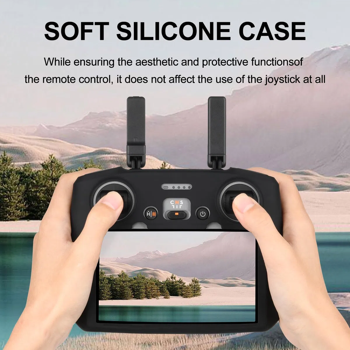 RC - Custodia protettiva in silicone + pellicola HD per DJI Flip/Mini 4 Pro/Air 3/Neo RC 2 pellicola per controller telecomando accessorio