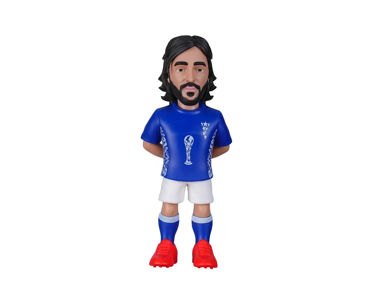 MINIX - Football Legends - Coppa del Mondo di Leggende #128 - Italia - Pirlo - Personaggio da collezione 12 cm