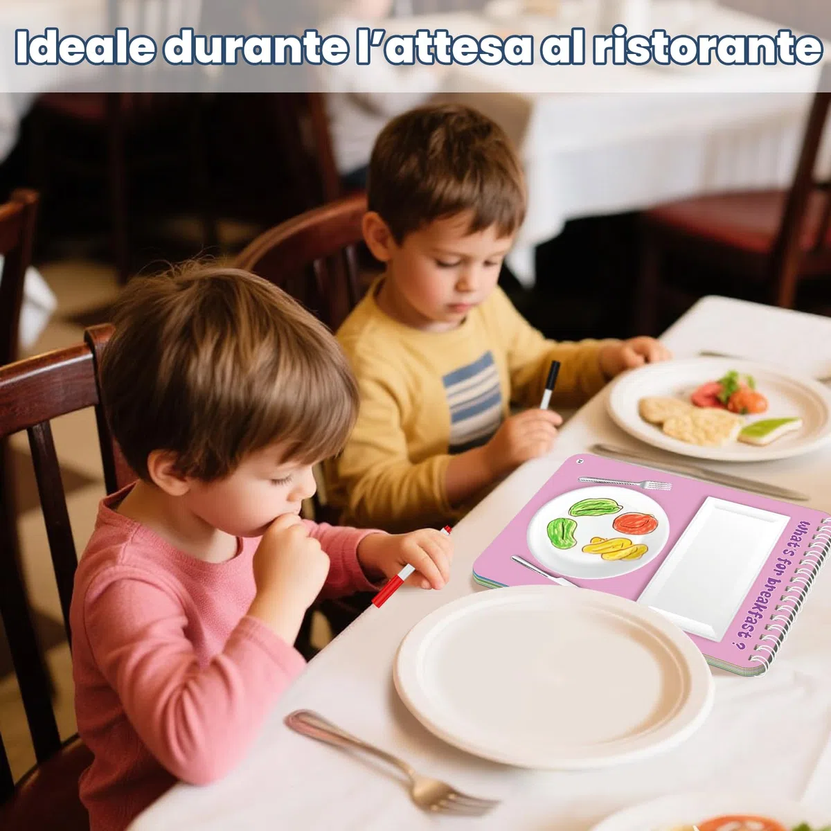Elfew 2 Confezioni di Giochi Riutilizzabili per Attività per Bambini Età 4-8, 8-12, Giochi da Viaggio Includono 56 Giochi Diversi, 1-2 Giocatori, Giocattolo e Strumento di Apprendimento per Attività