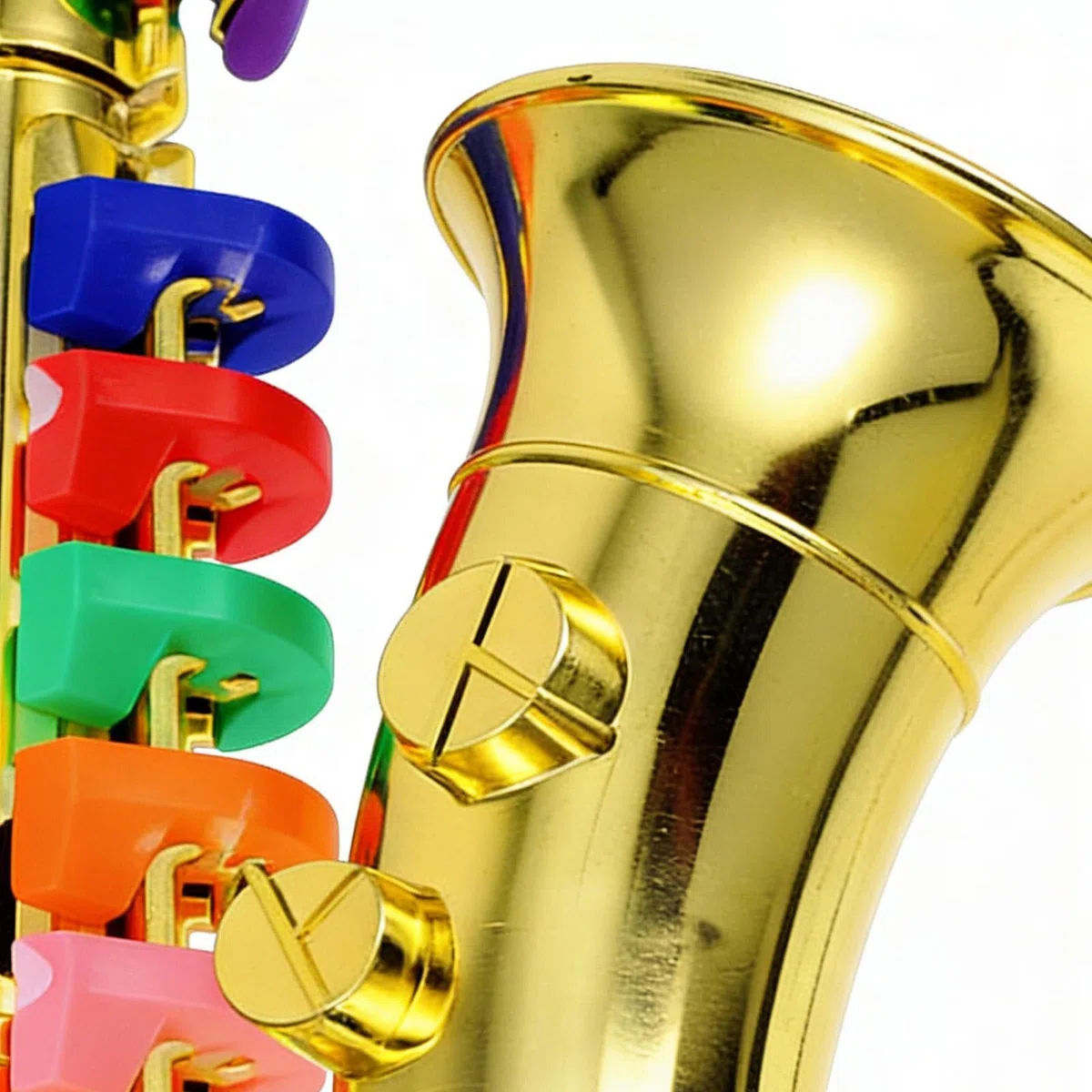 Sassofono Giocattolo | Strumento Musicale Per Bambini - Mini Sax Per Esercitarsi, Strumento Musicale Adatto Ai Bambini, Giocattolo Ritmico Durevole, Layout Dei Tasti Facile Da Usare