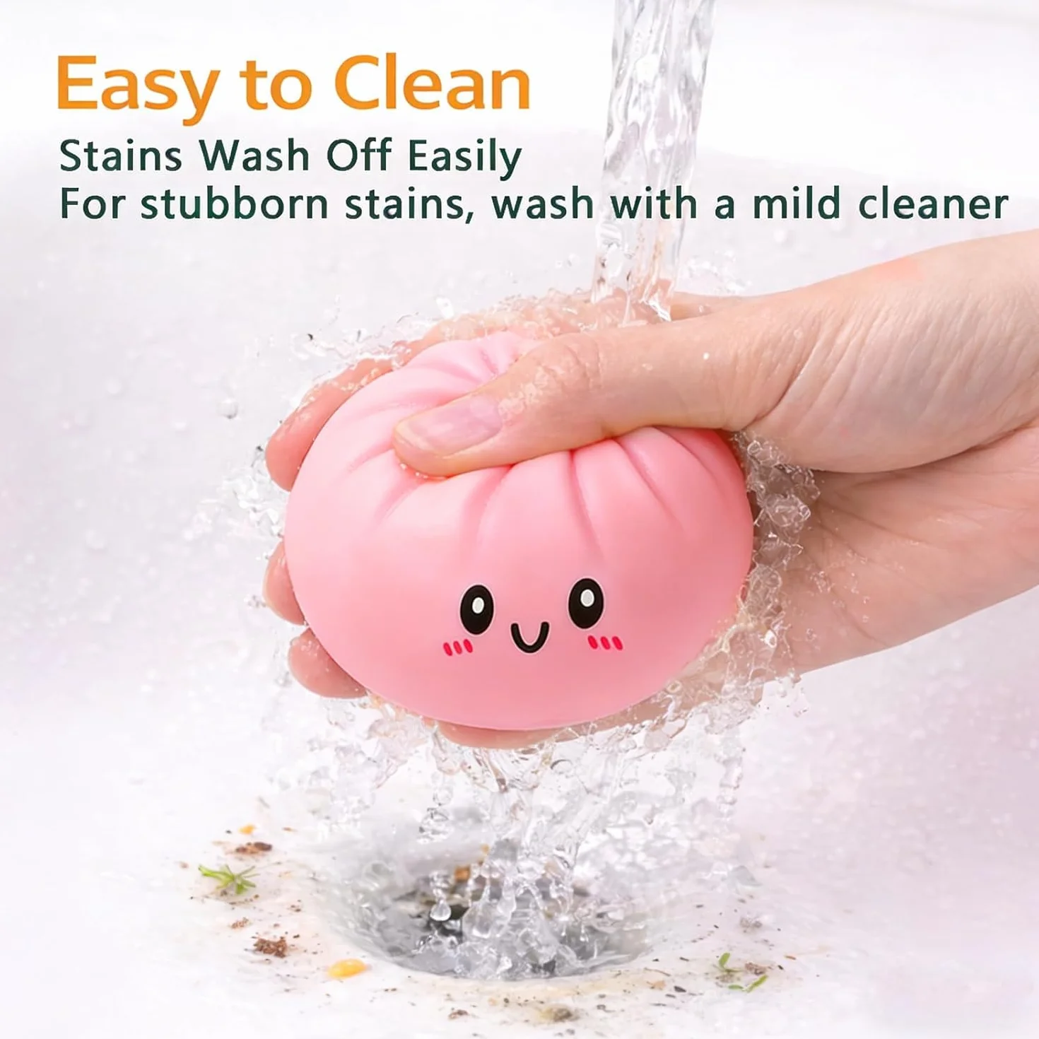 Mystery Squishy Dumplings 2 Pacchi Giganti con Glitter e Vaporiera – Giocattoli Sensoriali Soft Slow-Rise, Regalo Antistress, Idea Divertente per Bambini e Collezionisti, senza duplicati