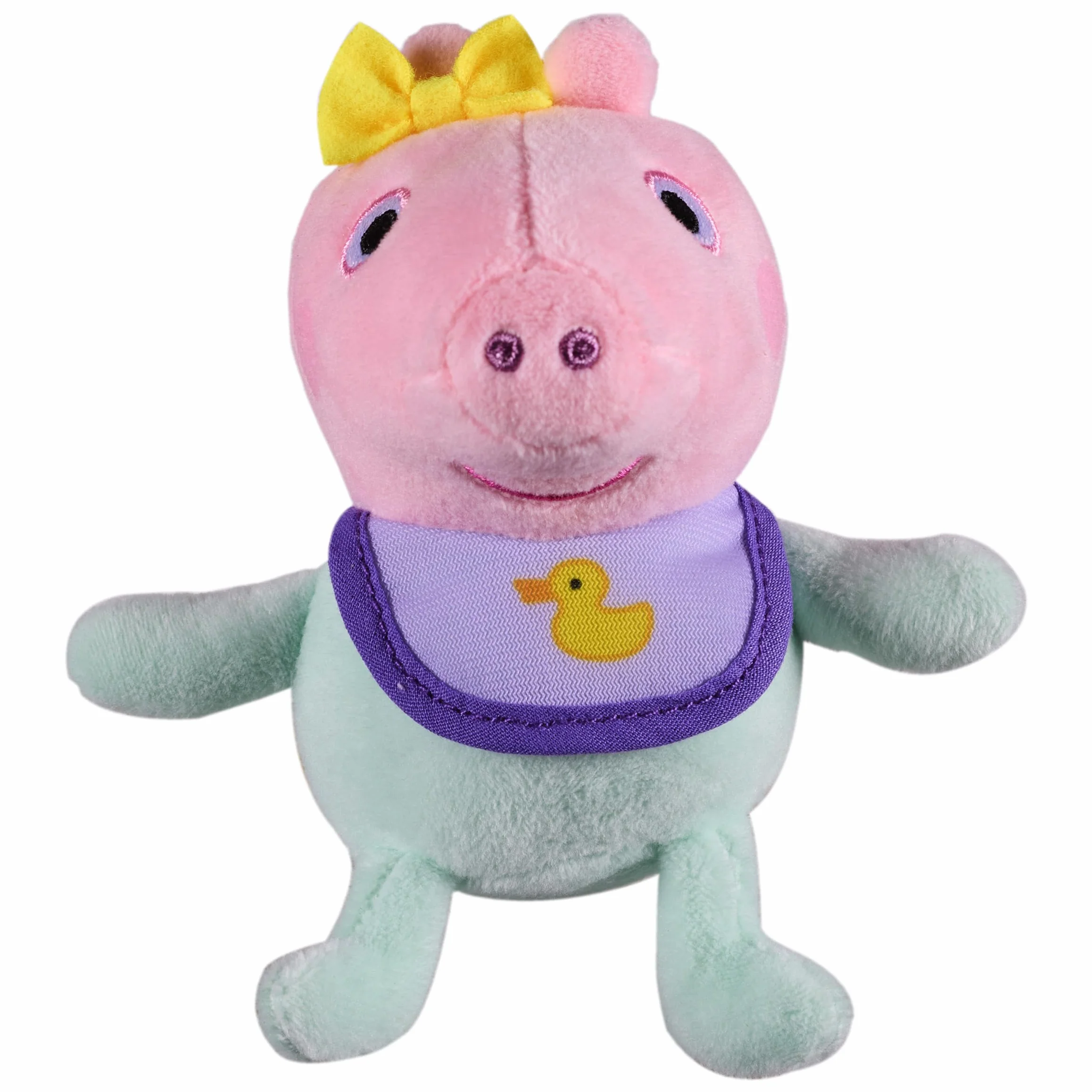 Peppa Pig Set Peluche 2 Pezzi – Peppa & Baby Evie – Peluche Super Morbidi nello Stile Classico, Giocattolo dai 18 Mesi in su