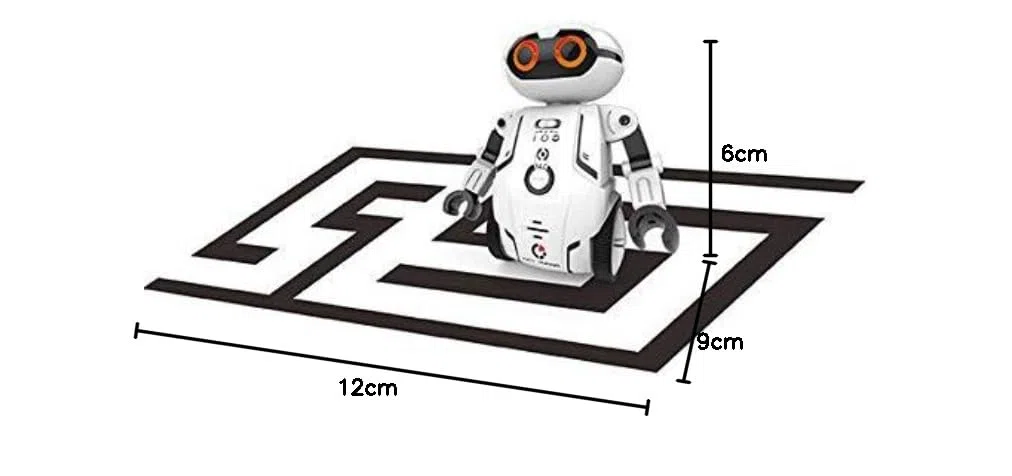 Ycoo by Silverlit Robot Maze Breaker 12 cm - Robot interattivo - Può fuggire dai labirinti - Giocattolo con registrazione vocale