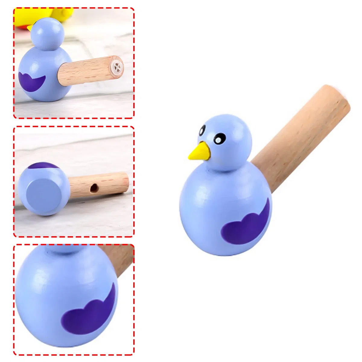 15 Pezzi Fischietto per Uccelli,Uccelli Giocattolo Fischio del Giocattolo Strumento Musicale per I Bambini,Fischietto Ad Acqua Uccelli per Bambino Giocattolo Musicale per Feste,Colore Casuale