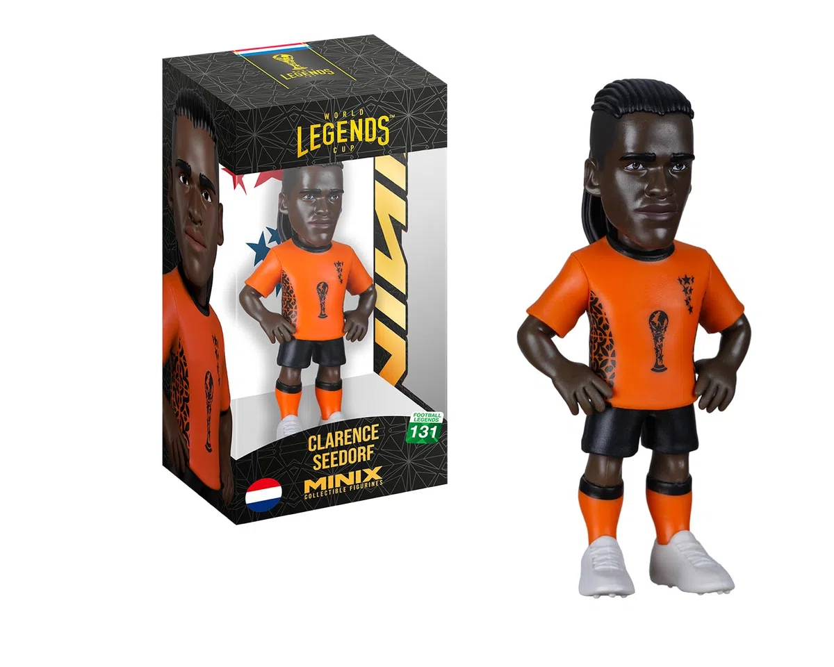 MINIX - Football Legends - Campionato mondiale delle leggende #131 - Paesi Bassi - Seedorf - Personaggio da collezione 12 cm