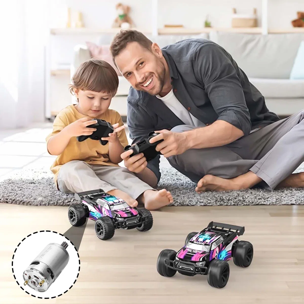 Leikurvo 2 motori elettrici, 12 V, 18 A, 160 W, 40000 giri/min, RS550, motore elettrico per auto per bambini, ricambio per auto elettrica per bambini