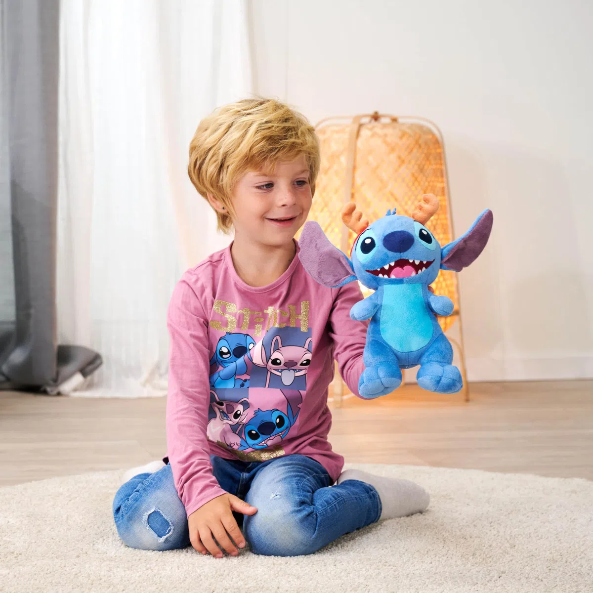 Disney - Stitch mit Rentiergeweih, 25cm