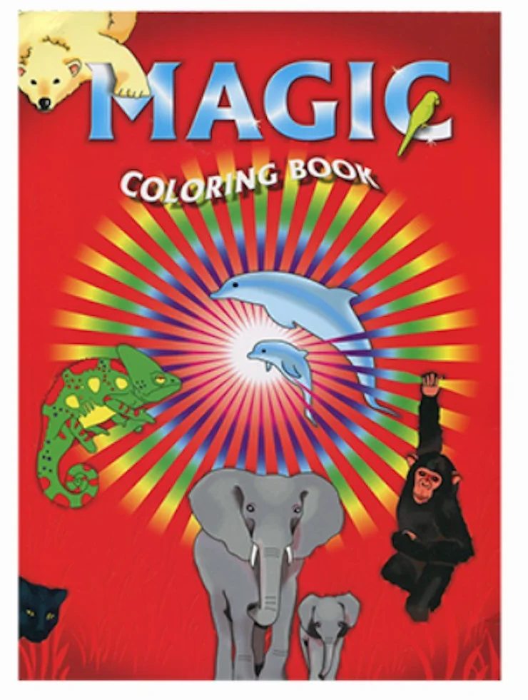 Libro da colorare magico animali - Di Fatta Magic - Trick - Include istruzioni