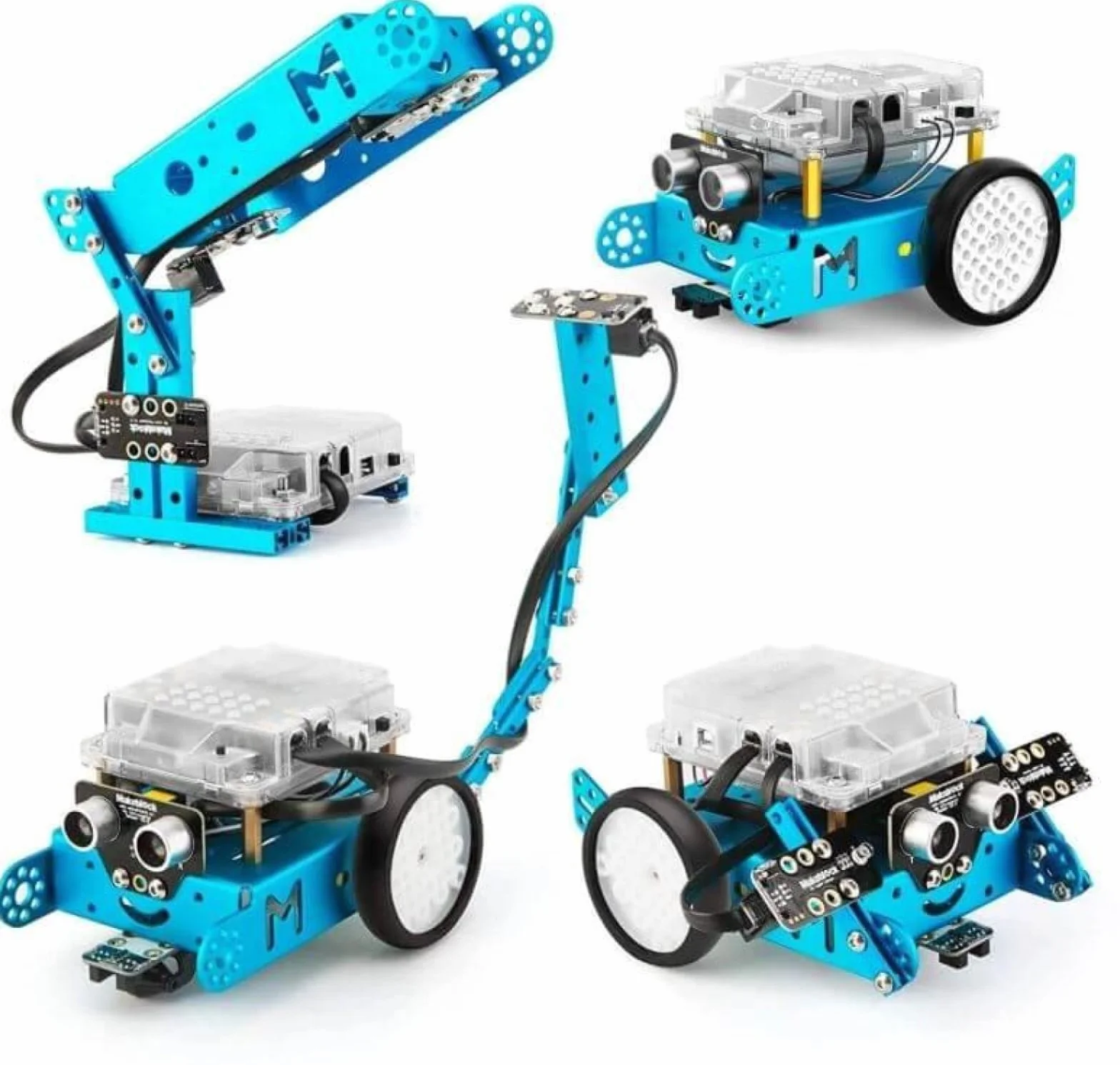 Makeblock mBot Pacchetto Aggiuntivo, Luce e Suono Interattivi, Robotica 3-in-1 pacchetto aggiuntivo, Robot Inseguimento Leggero, Lampada da Tavolo Intelligente, Robot Scorpion