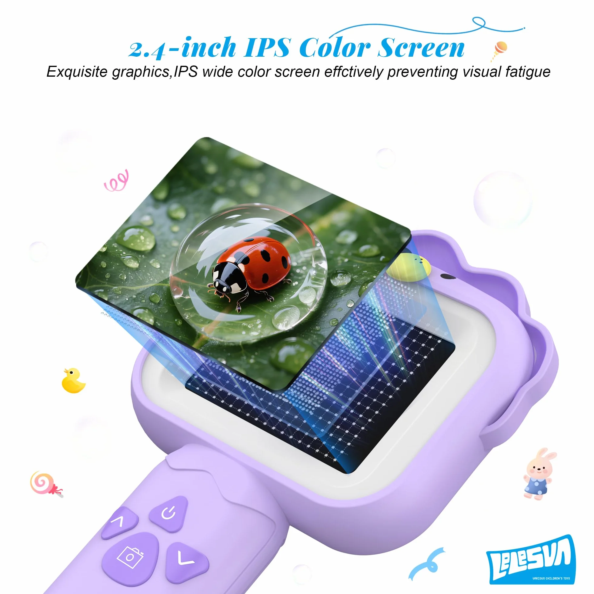 Microscopi per bambini, mini microscopio tascabile portatile per bambini piccoli, giocattoli educativi scientifici per regali di compleanno di Natale per bambini di 3 4 5 6 7 8 9 10 anni (leone)