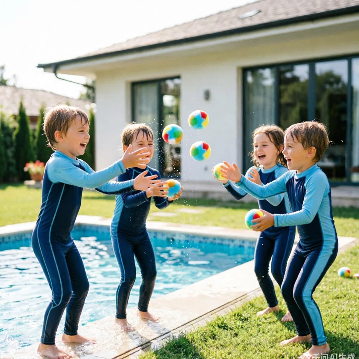 Palline Spugna d'Acqua | 60 Pezzi Morbidi Assorbenti Giocattoli Giochi | Palloncini D'Acqua Giocattoli Da Esterno | Estate Fuori Spiaggia Piscina Festa Cortile Giardino Bambini Ragazzi Ragazze