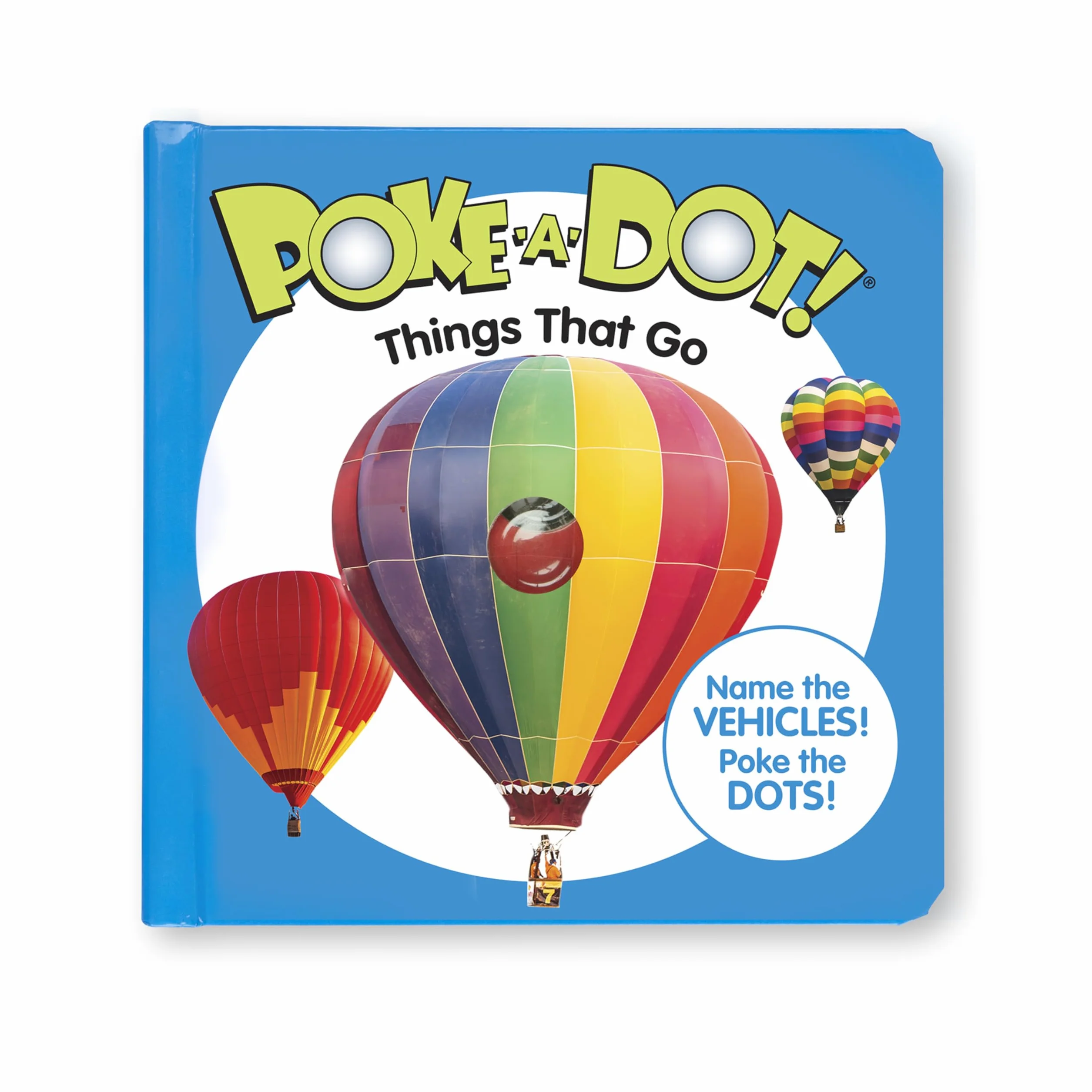 Melissa & Doug Poke-a-DOT Things That Go, Libri di attività, 3+, Regalo per Ragazzo o Ragazza
