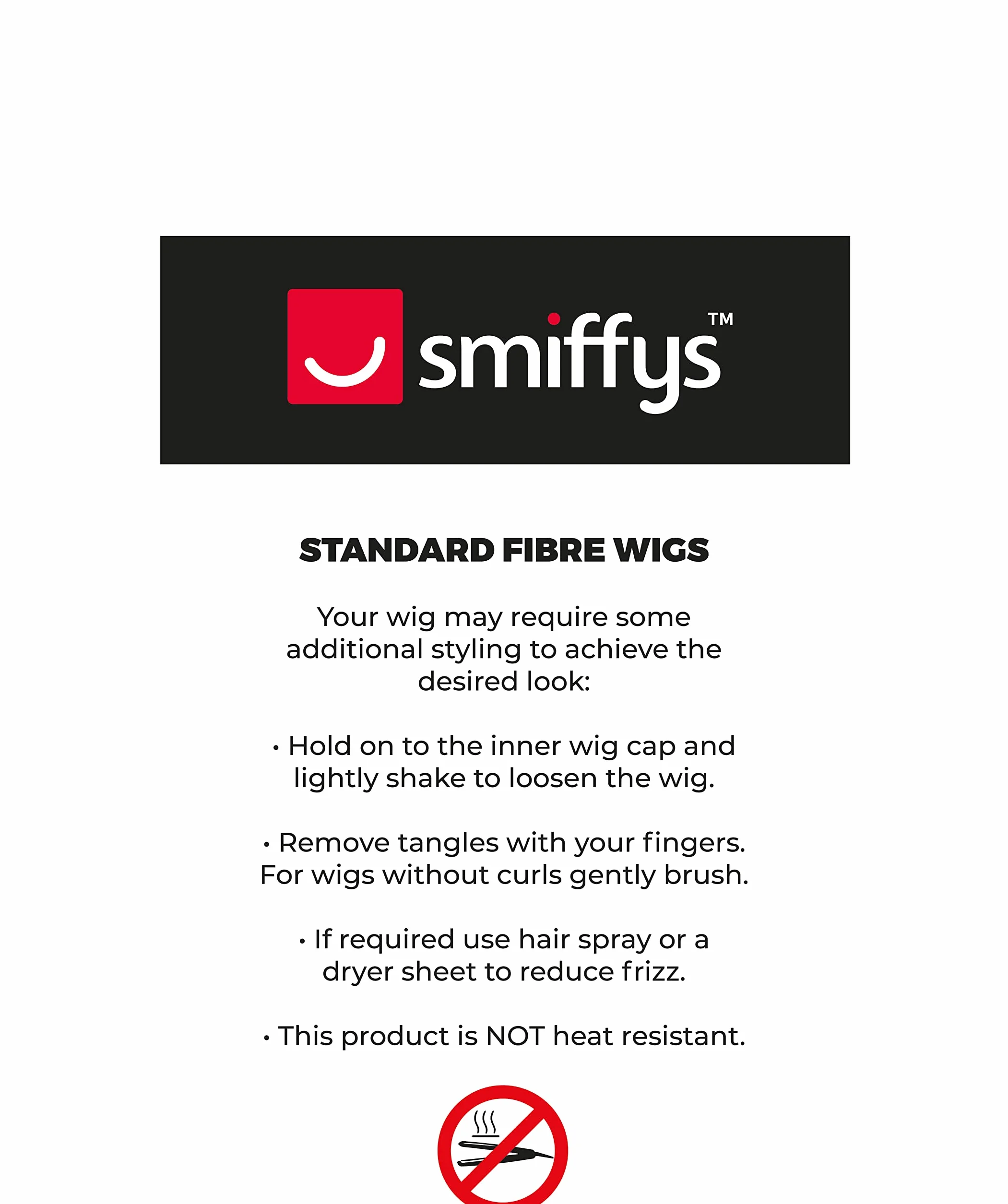 Smiffys Kit Hippie anni '60, marrone, con parrucca, baffi e occhiali da hippie Halloween